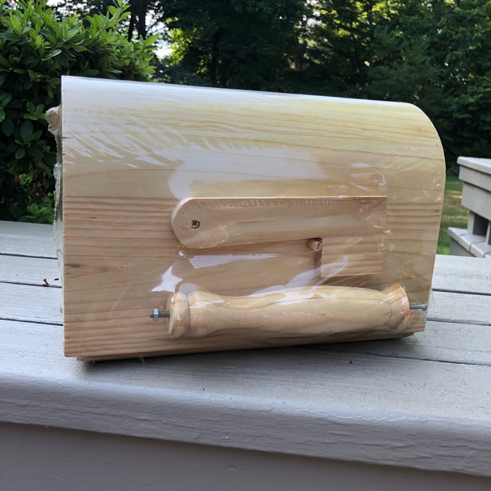 NWT DIY wood craft indoor standing mailbox - Picture 5 of 13